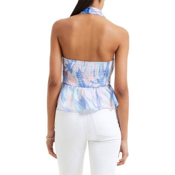 French Connection Dalla Verona Halter Top - Size 2 - Picture 2 of 8